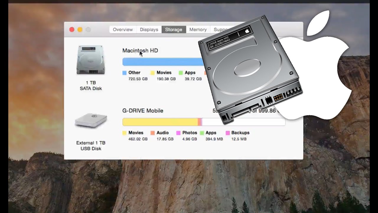 What apps take up the most space on mac computer